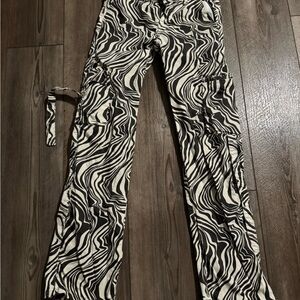 Stylish Zebra Print Women's Pants